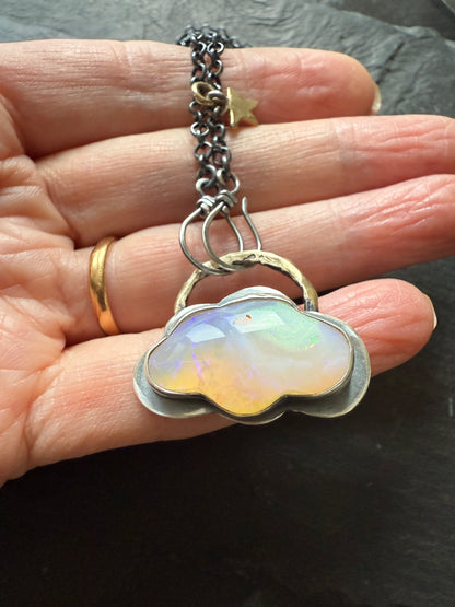 Opal Cloud Necklace