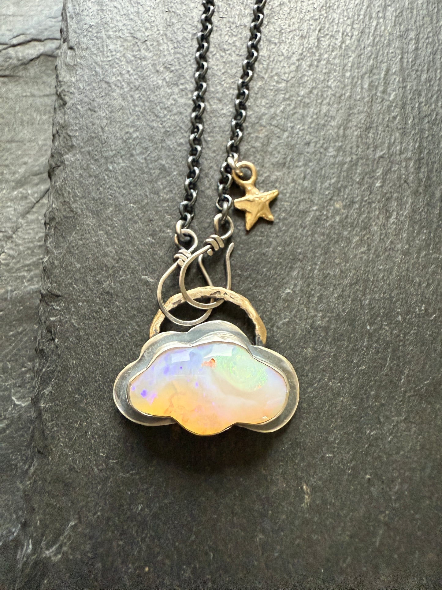 Opal Cloud Necklace