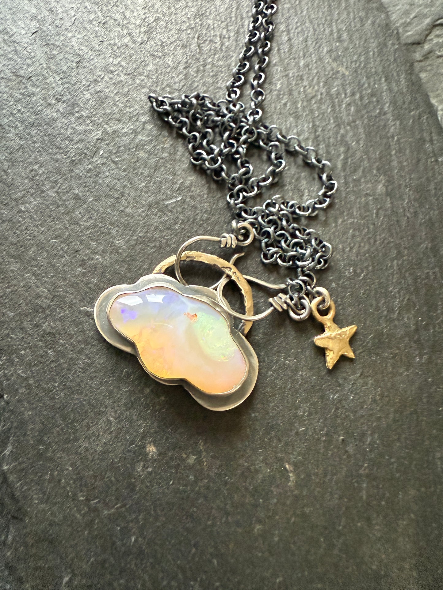 Opal Cloud Necklace