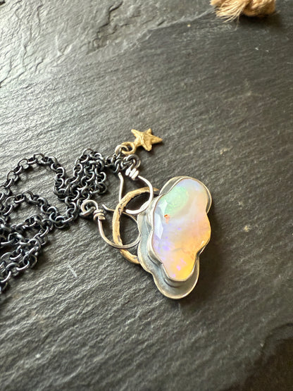 Opal Cloud Necklace