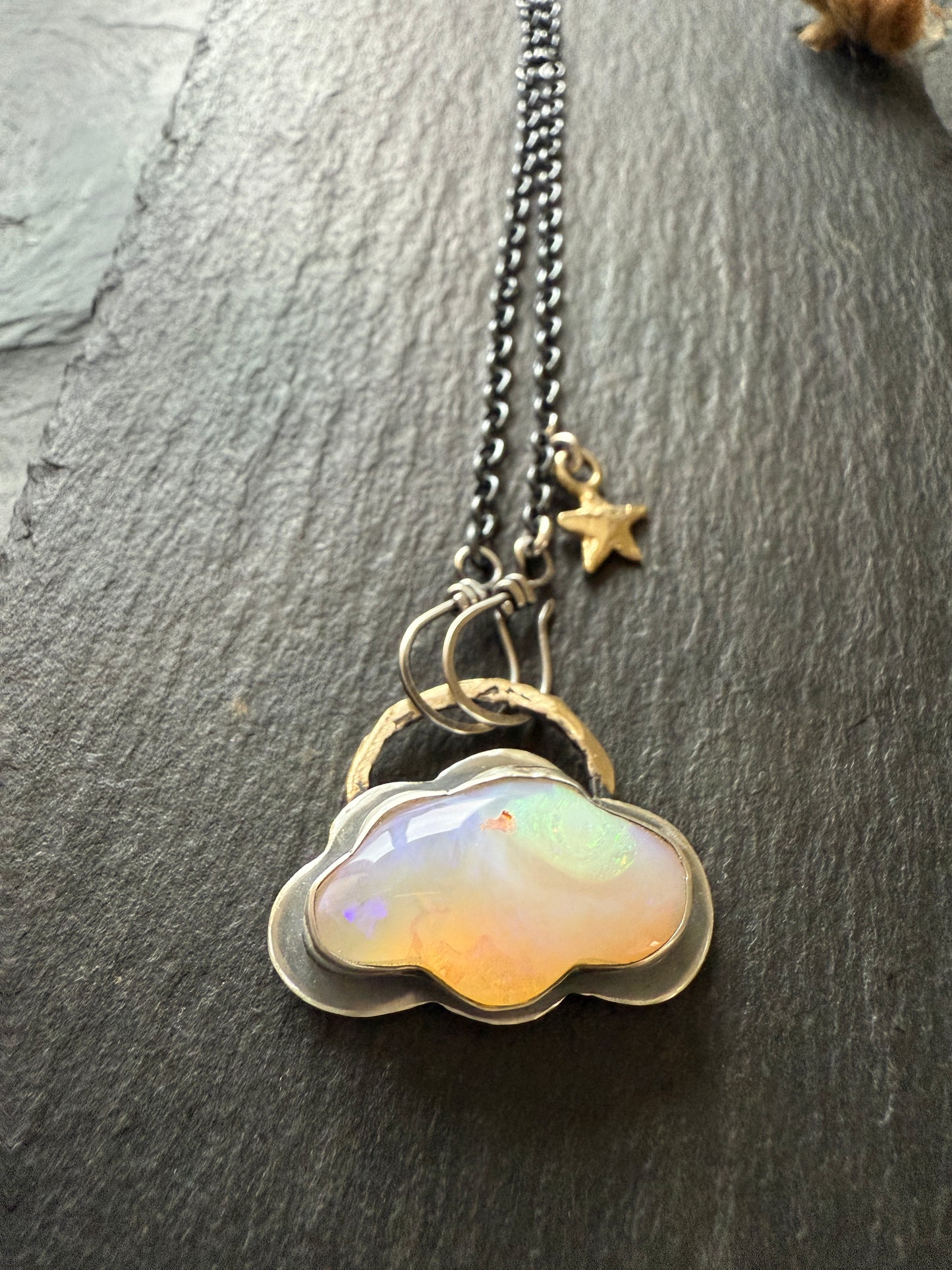 Opal Cloud Necklace