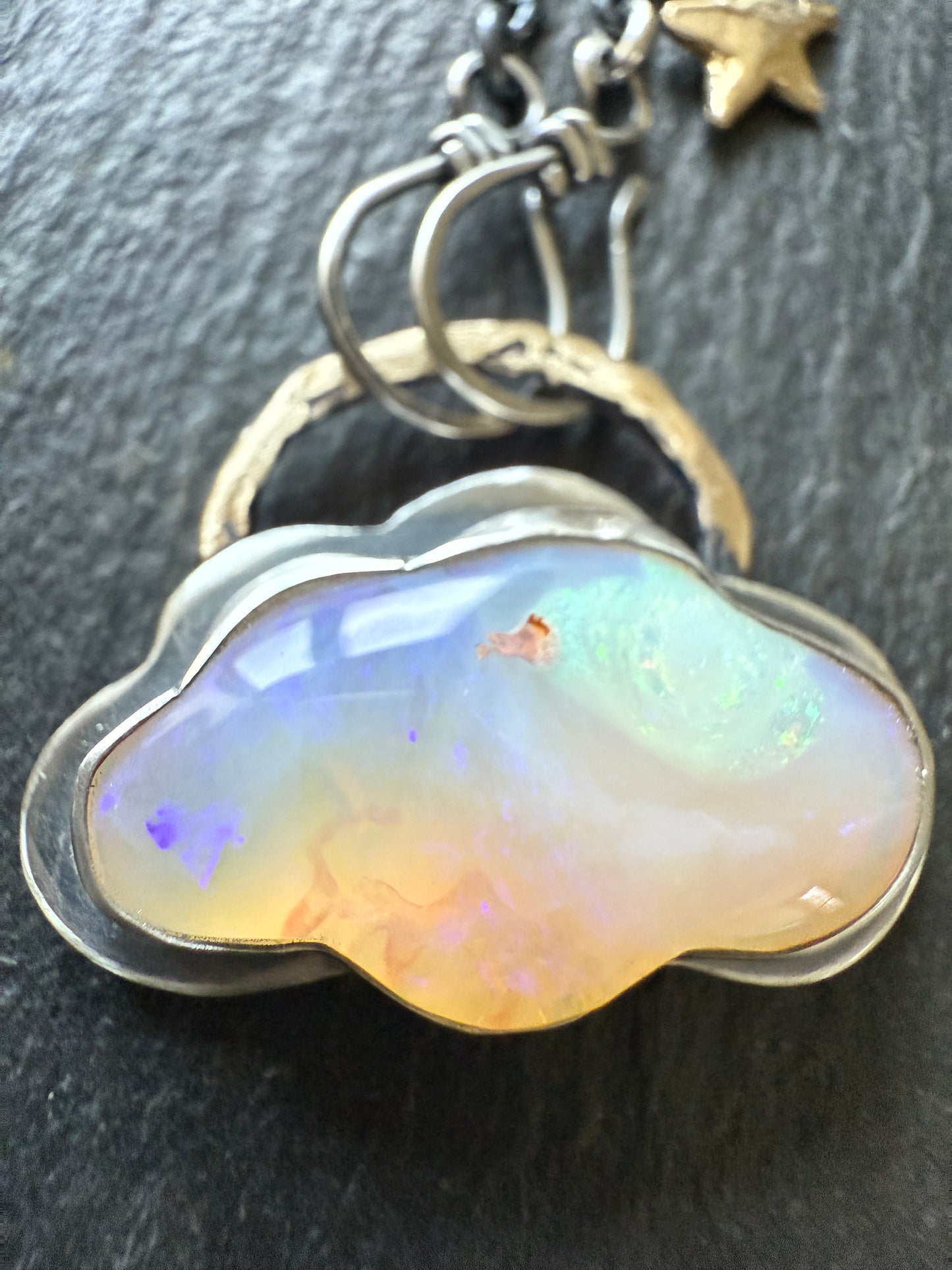 Opal Cloud Necklace
