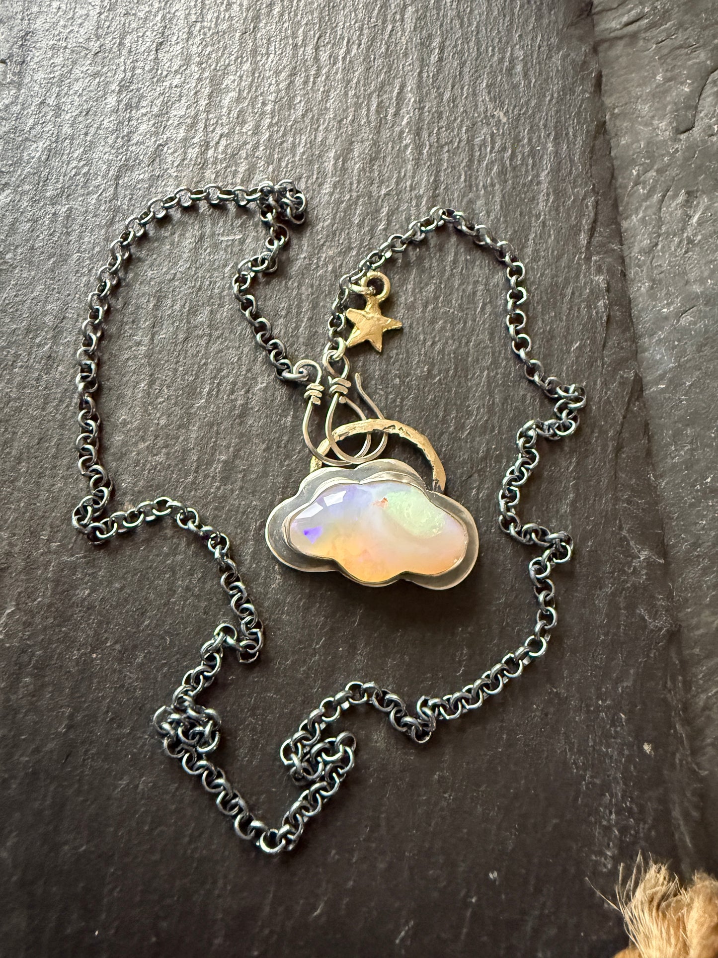 Opal Cloud Necklace