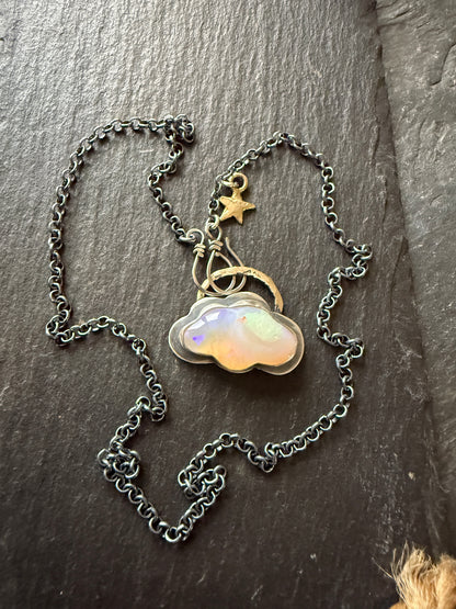 Opal Cloud Necklace