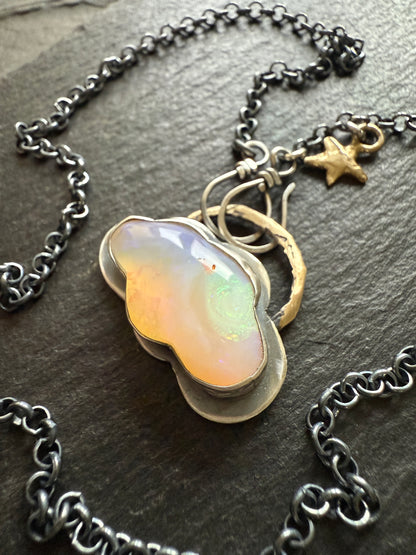 Opal Cloud Necklace