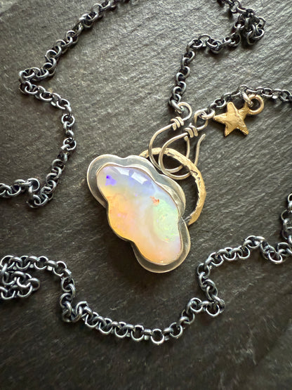 Opal Cloud Necklace