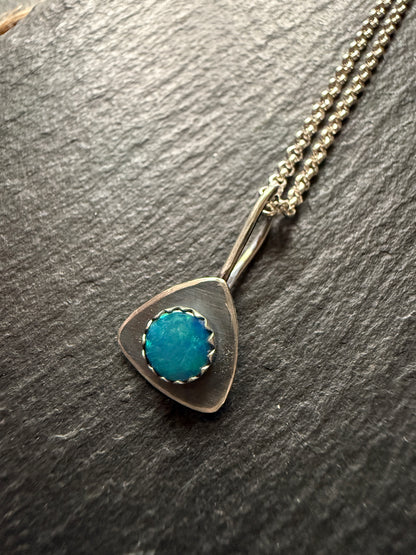 Dainty Opal Pendant
