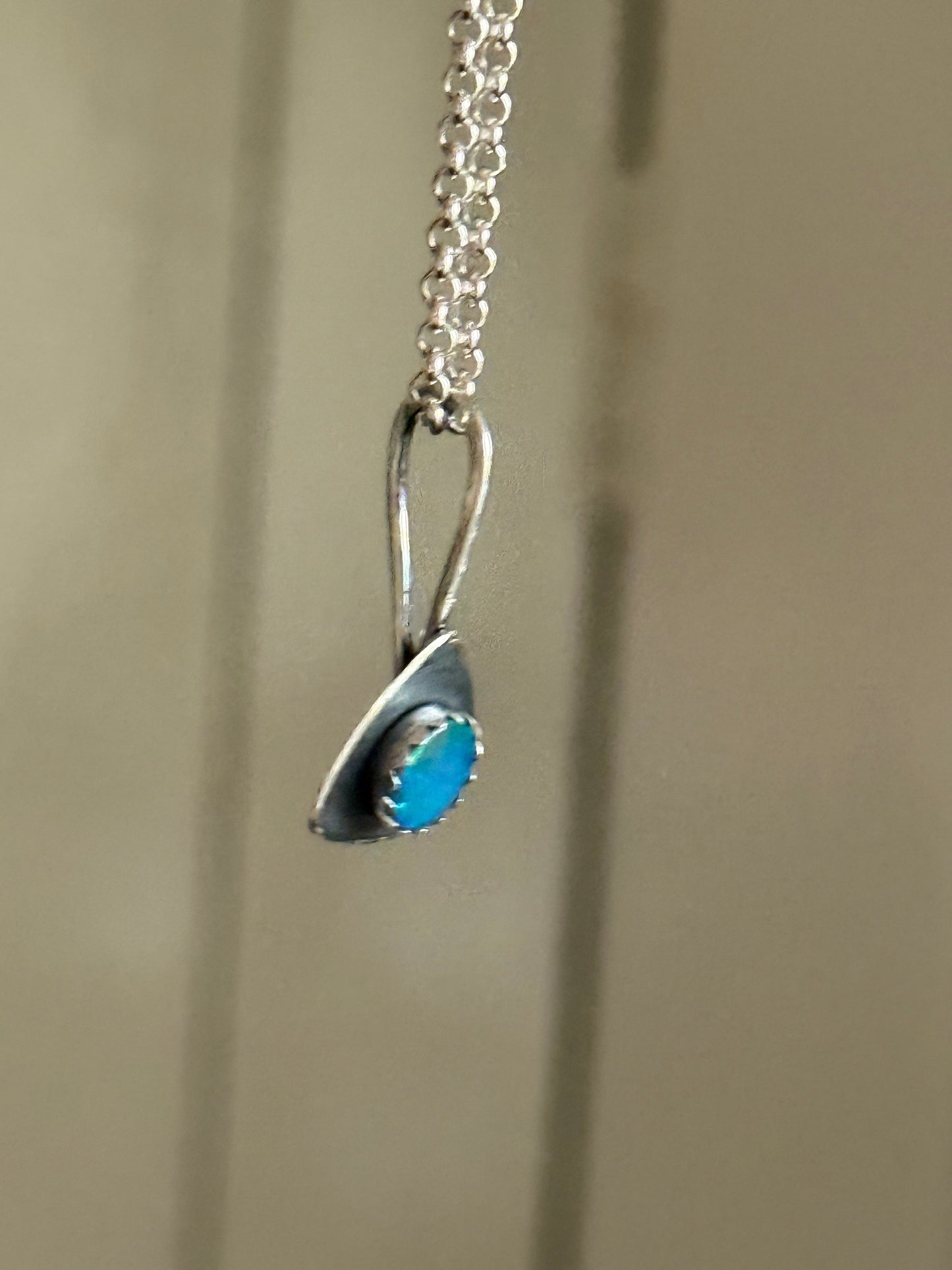 Dainty Opal Pendant
