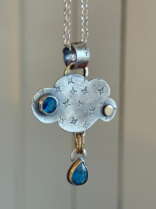 Silver Cloud Pendant Necklace