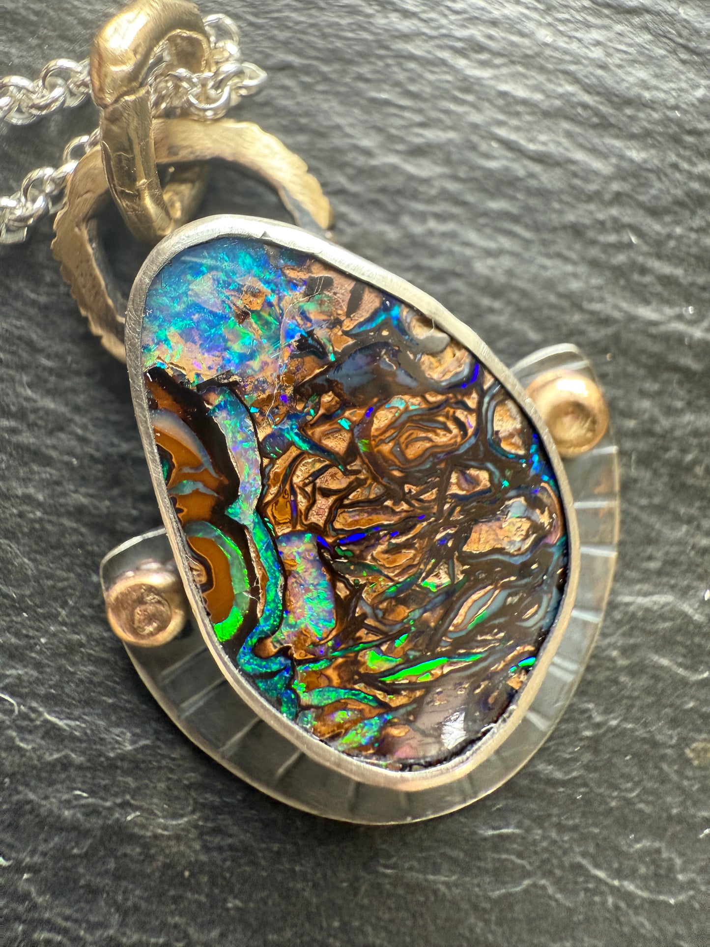 Koroit Opal Pendant