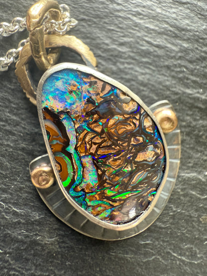 Koroit Opal Pendant