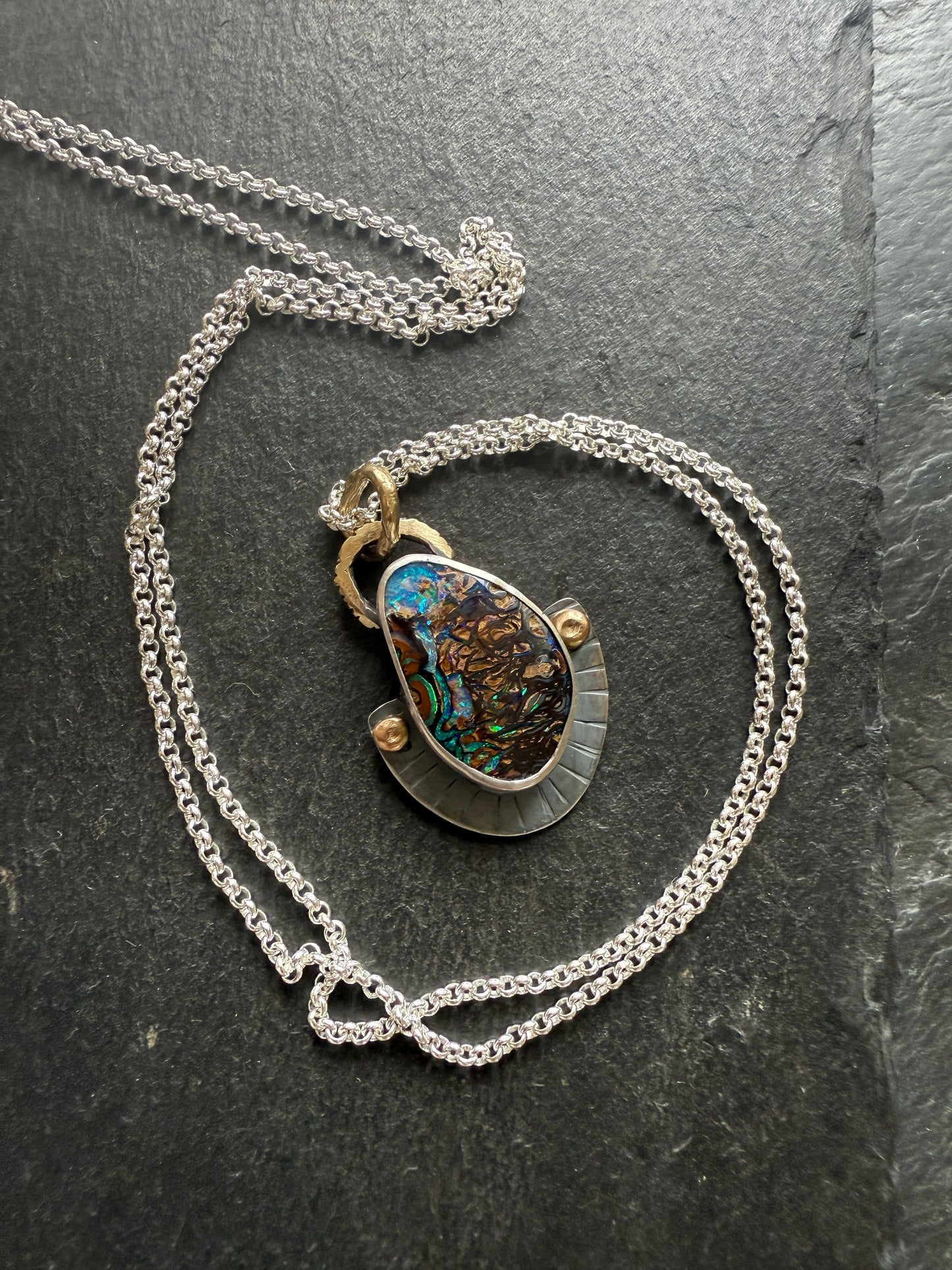 Koroit Opal Pendant