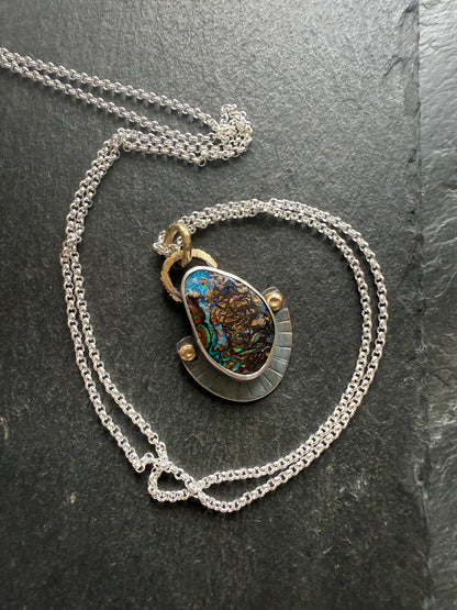 Koroit Opal Pendant