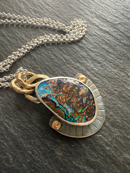 Koroit Opal Pendant