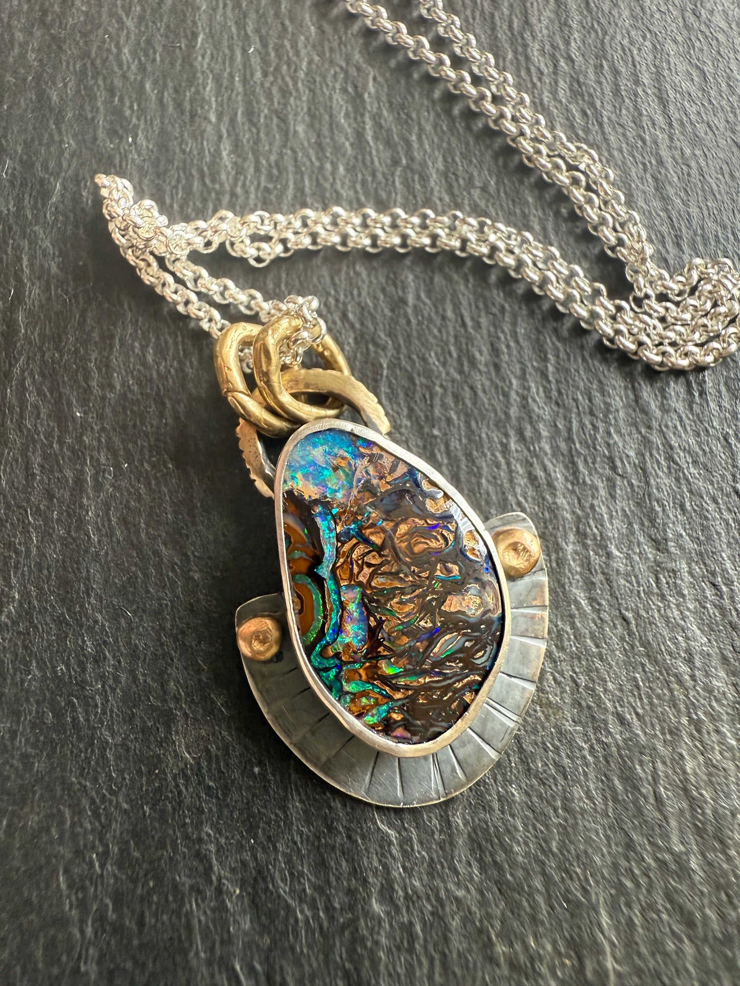 Koroit Opal Pendant