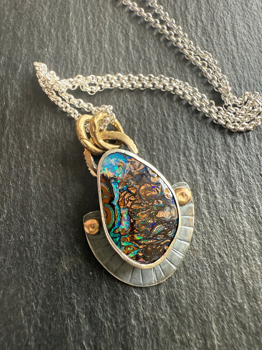 Koroit Opal Pendant