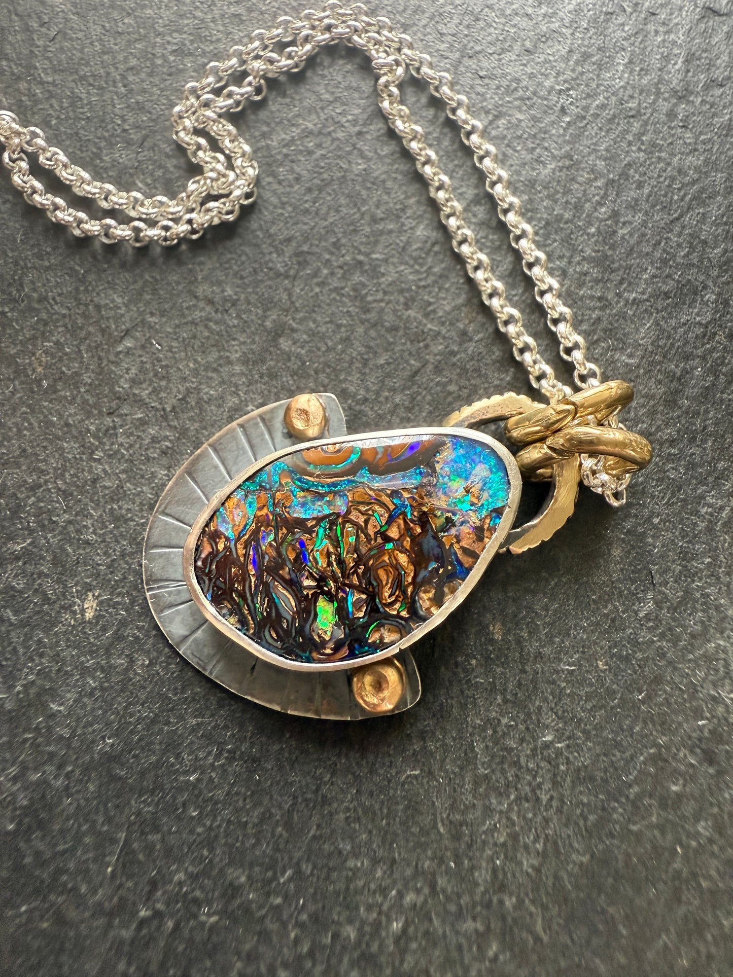 Koroit Opal Pendant