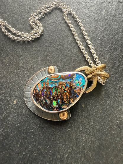 Koroit Opal Pendant