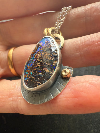 Koroit Opal Pendant