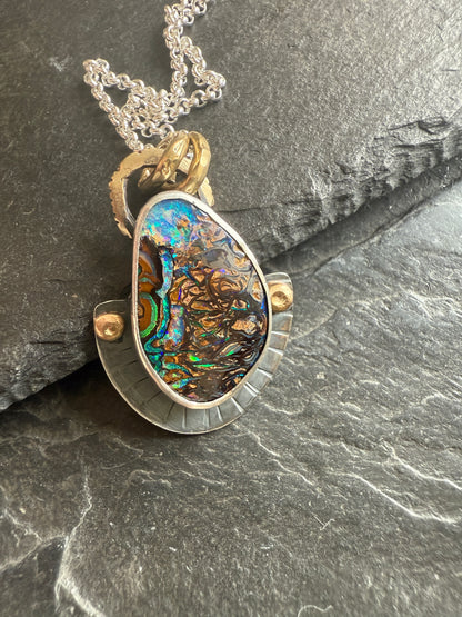 Koroit Opal Pendant
