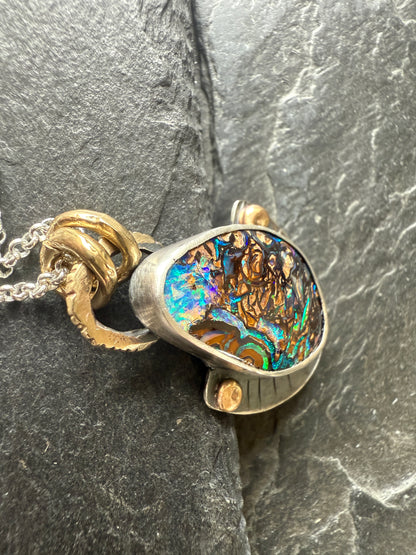 Koroit Opal Pendant