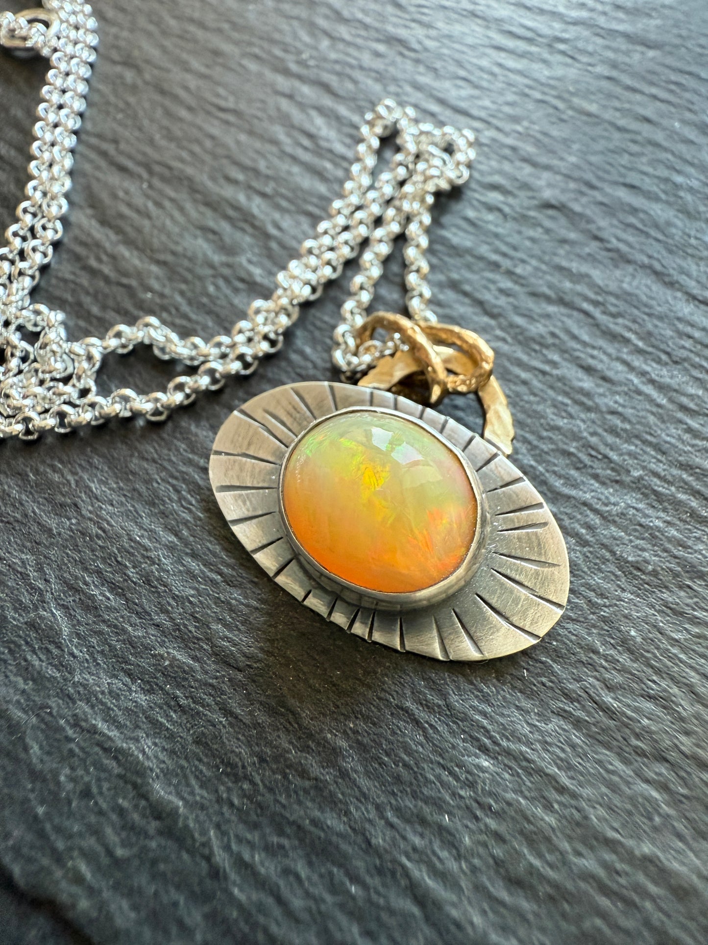 Ethiopian Opal Necklace