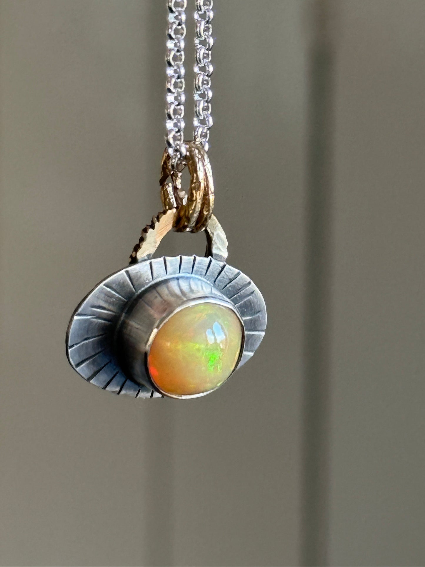 Ethiopian Opal Necklace