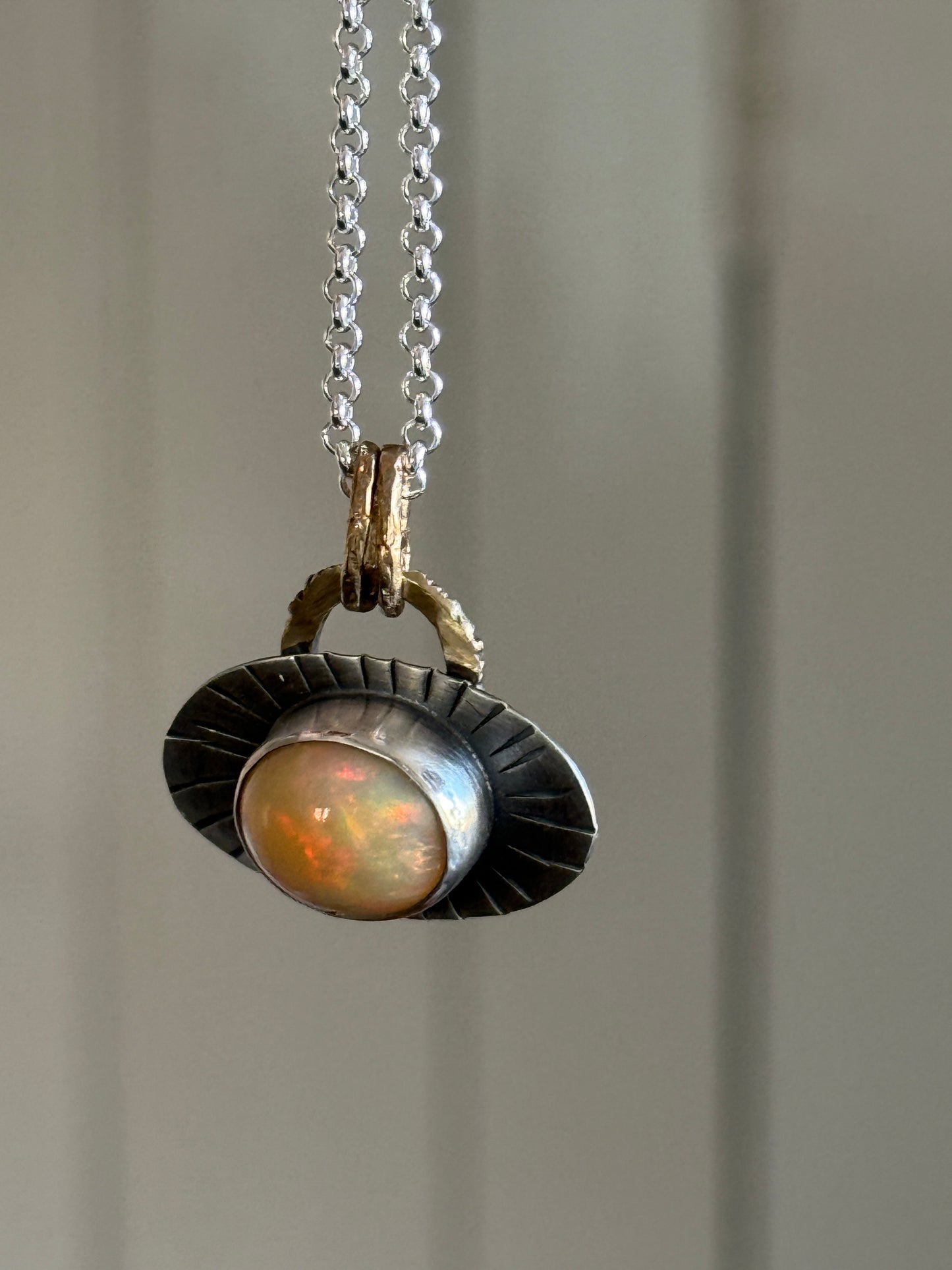Ethiopian Opal Necklace