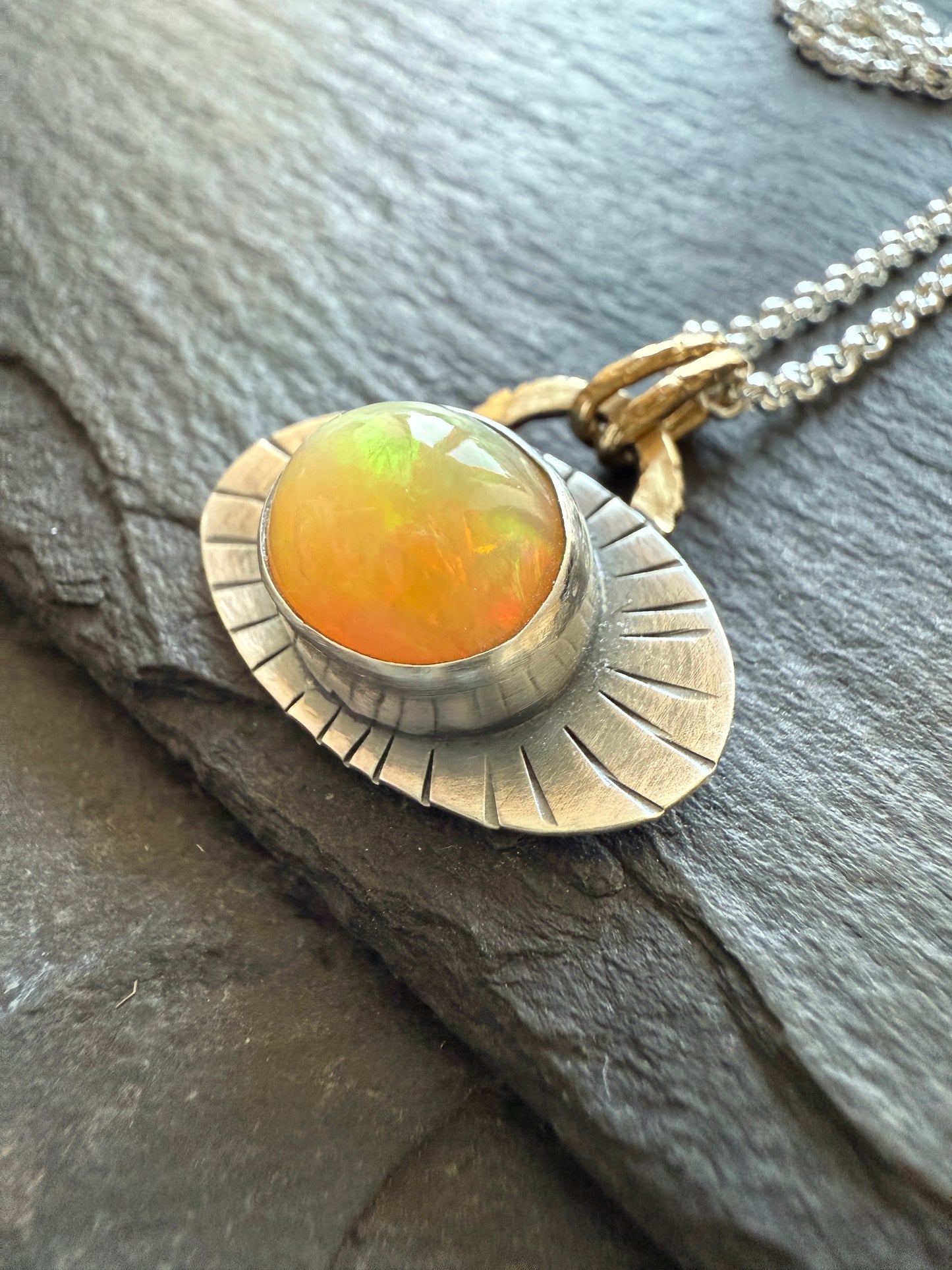 Ethiopian Opal Necklace