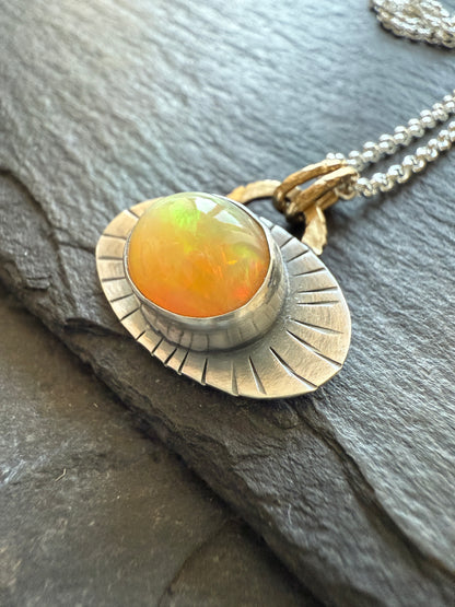 Ethiopian Opal Necklace