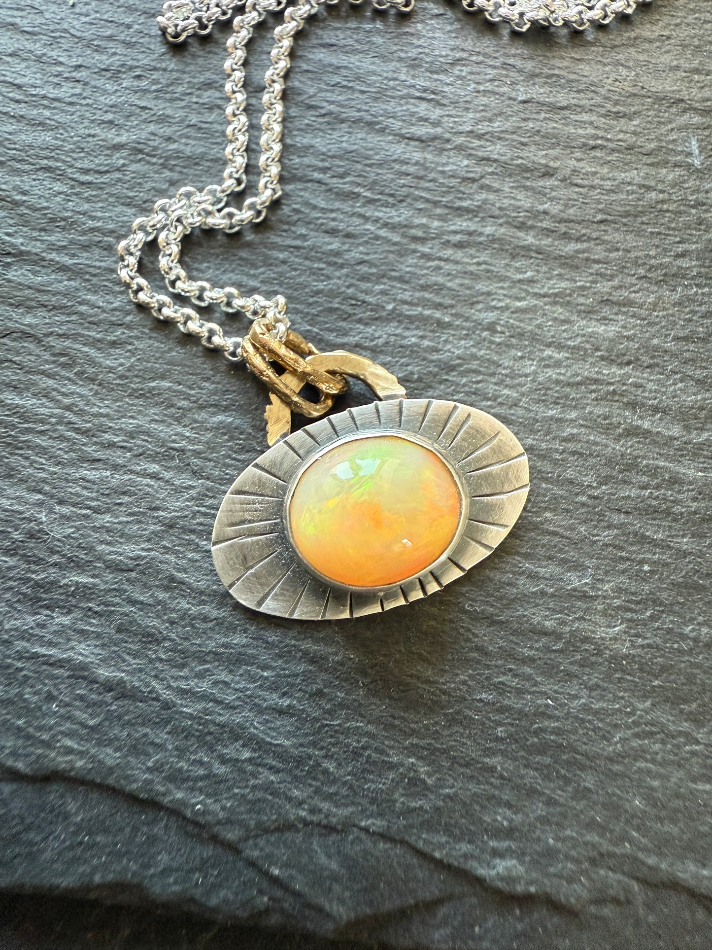 Ethiopian Opal Necklace