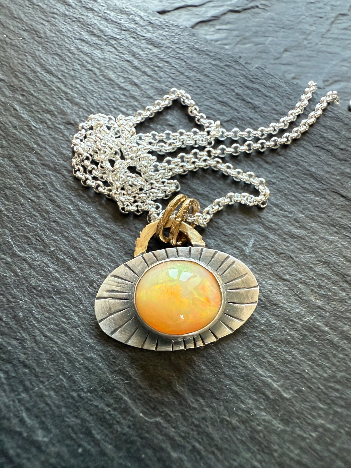 Ethiopian Opal Necklace