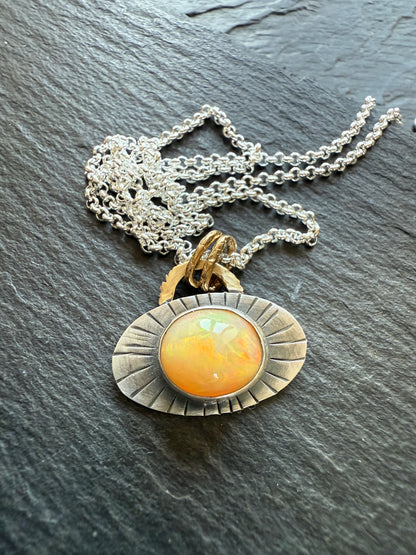 Ethiopian Opal Necklace