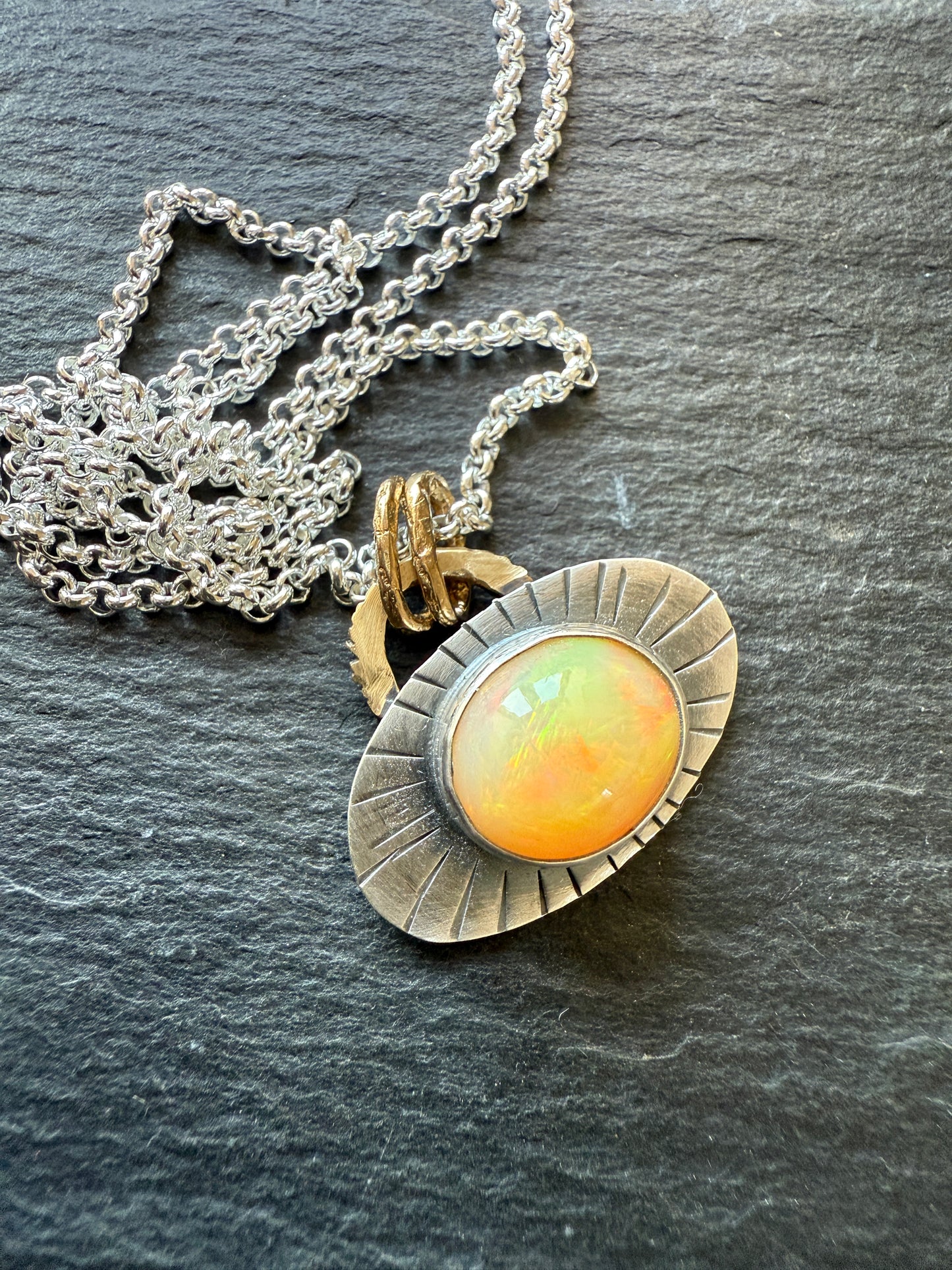 Ethiopian Opal Necklace