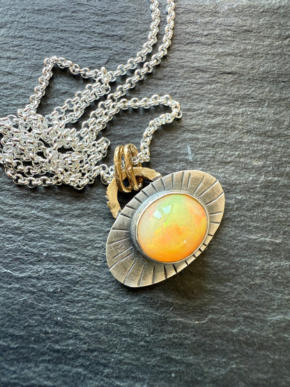 Ethiopian Opal Necklace