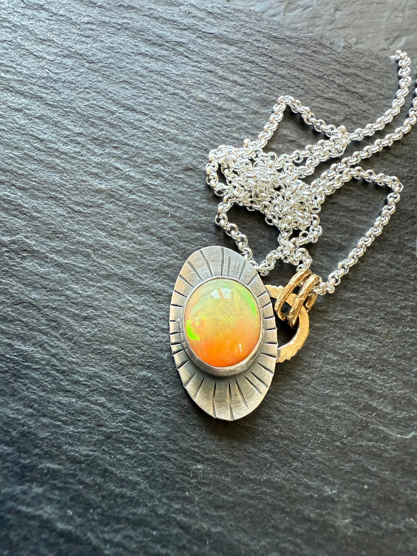 Ethiopian Opal Necklace
