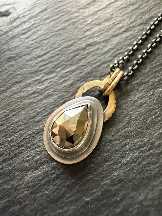 Dainty Pyrite Pendant