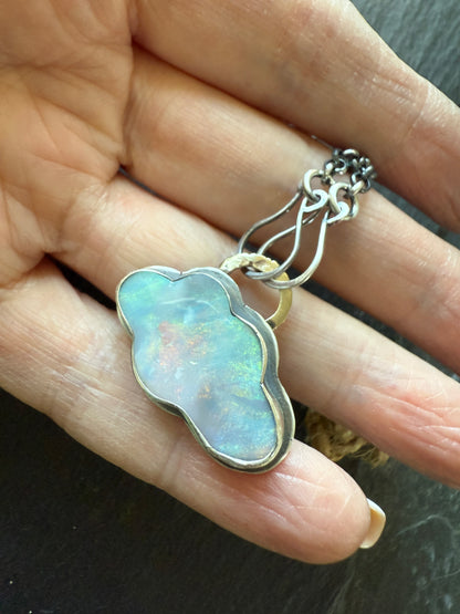 Lightening Ridge Cloud Pendant