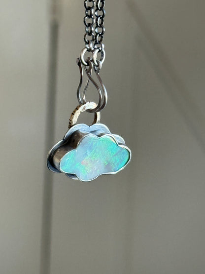 Lightening Ridge Cloud Pendant