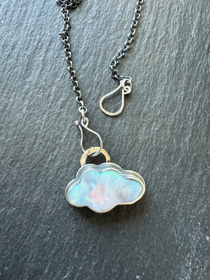 Lightening Ridge Cloud Pendant