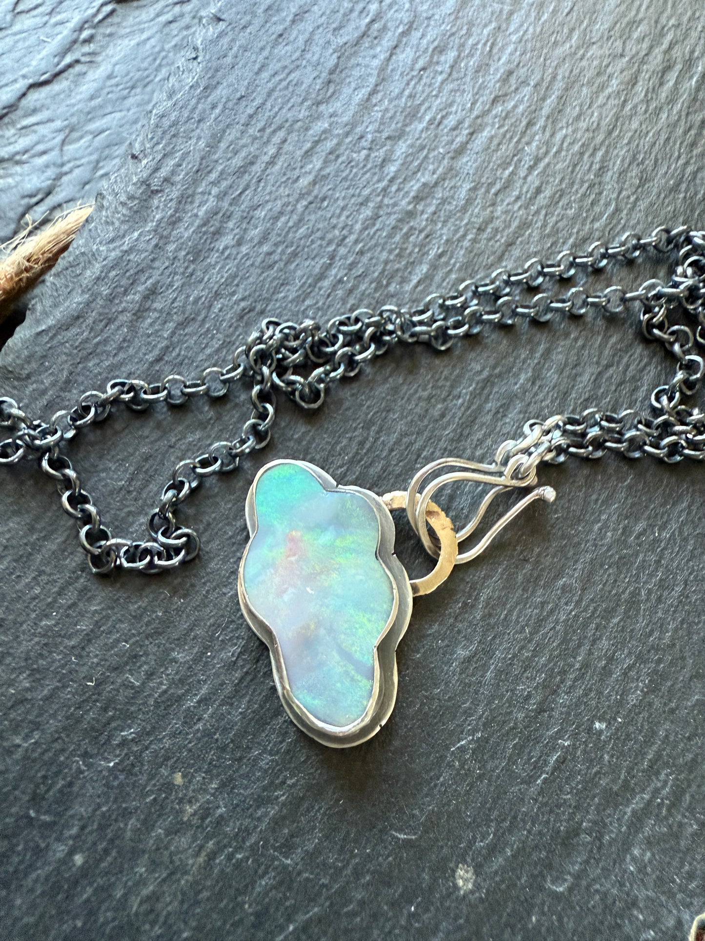 Lightening Ridge Cloud Pendant