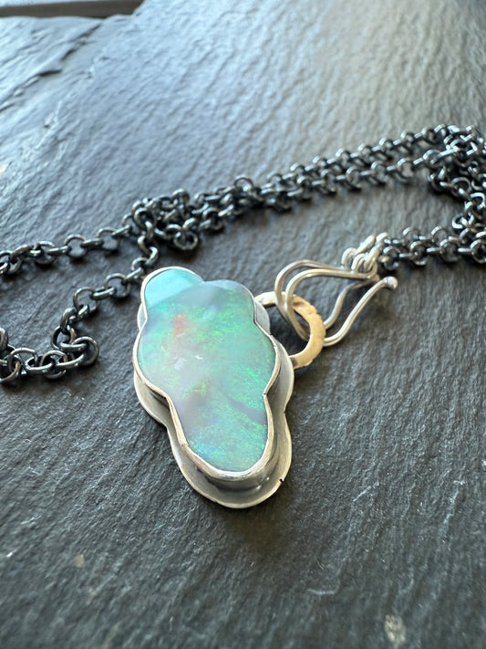 Lightening Ridge Cloud Pendant
