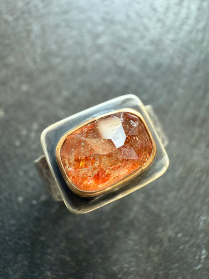 Sunstone ring