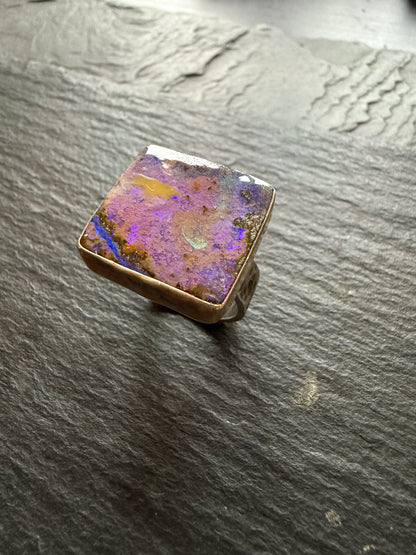 Cocktail opal ring