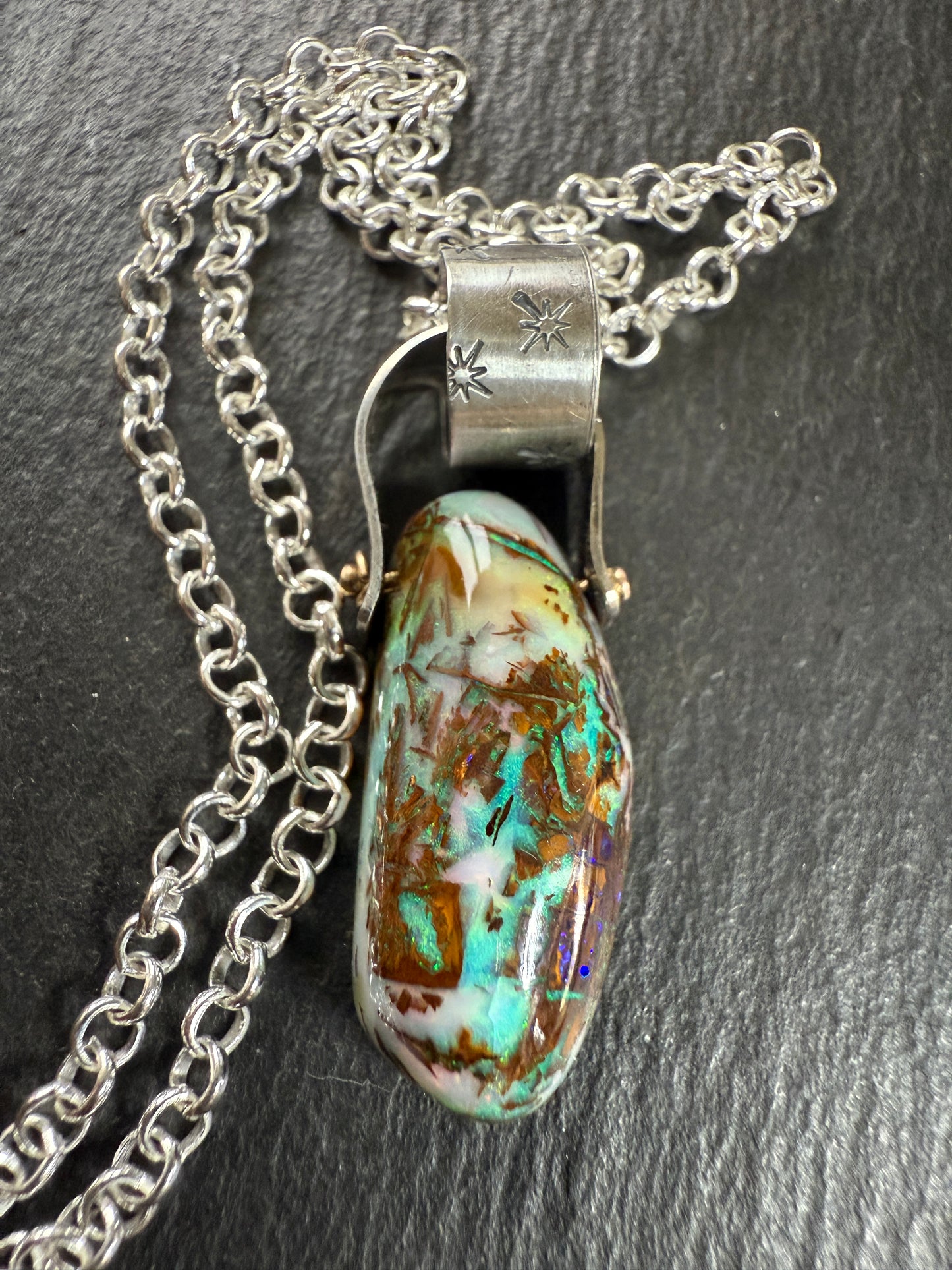 Boulder Opal Pendant