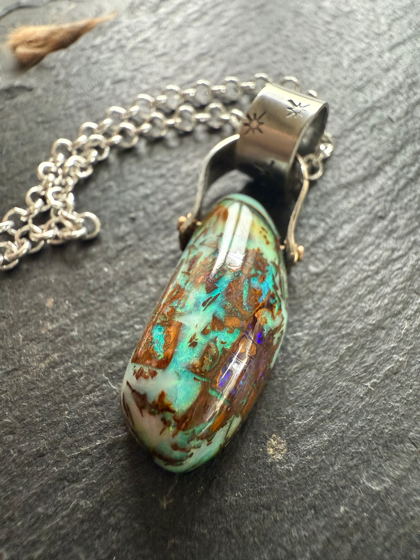 Boulder Opal Pendant
