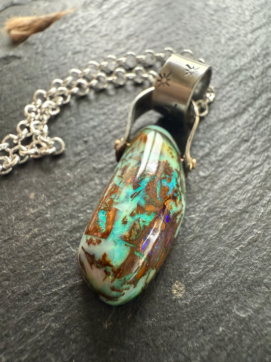 Boulder Opal Pendant