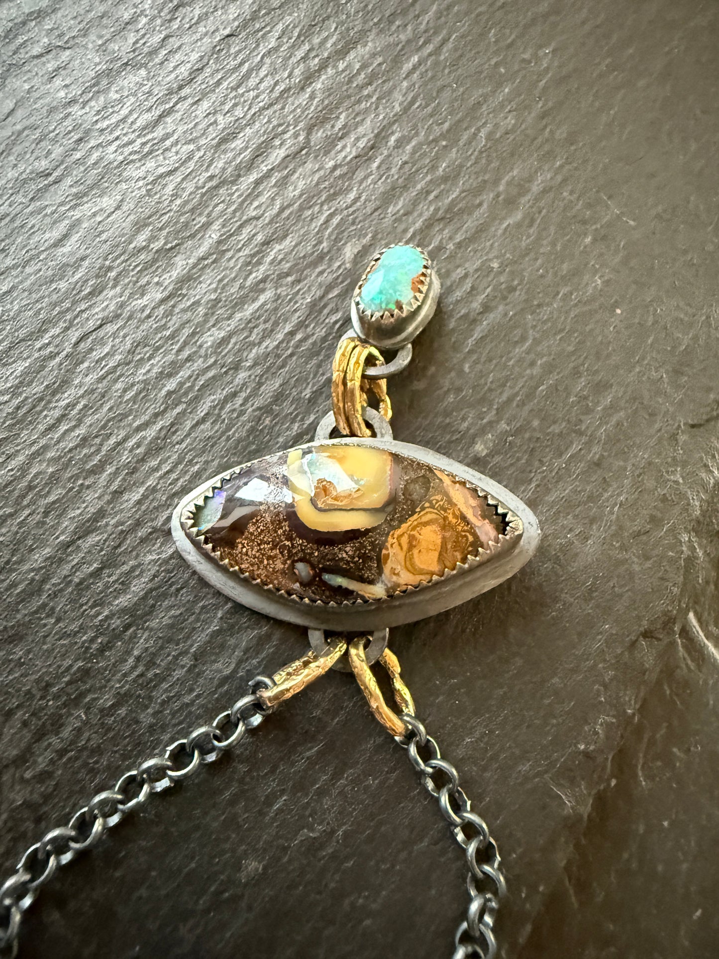 Boulder Opal necklace