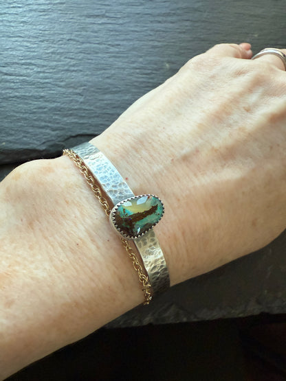 Boulder cuff bangle bracelet