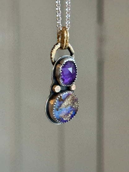 Amethyst and Opal Necklace